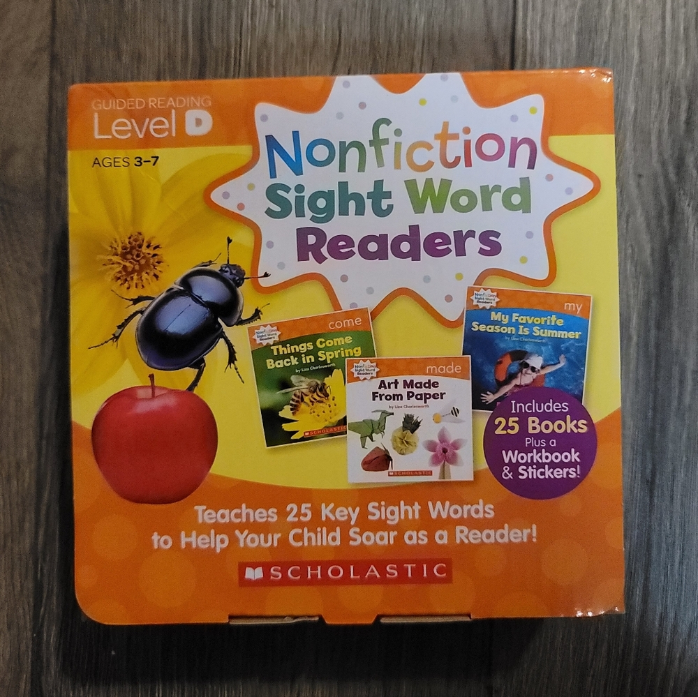 Scholastic Nonfiction Sight Word Readers Set - Red and Yellow